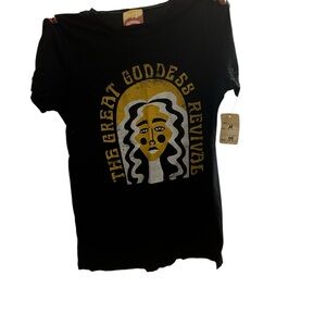Black Graphic Tee - The Great Goddess Revival
